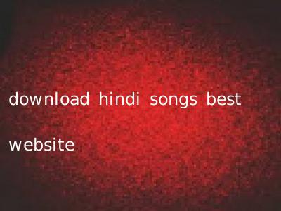 download hindi songs best website