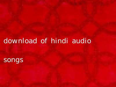 download of hindi audio songs