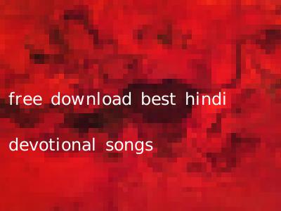 free download best hindi devotional songs