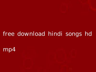 free download hindi songs hd mp4