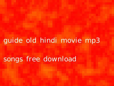 guide old hindi movie mp3 songs free download