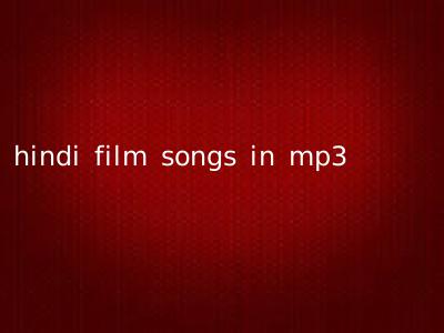 hindi film songs in mp3