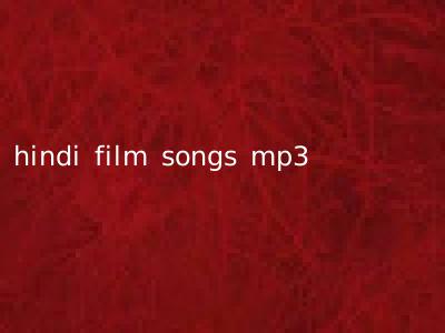 hindi film songs mp3