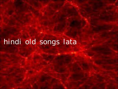 hindi old songs lata