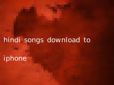 hindi songs download to iphone