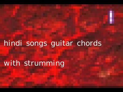 hindi songs guitar chords with strumming