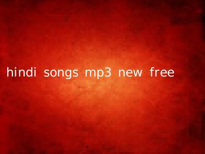 hindi songs mp3 new free