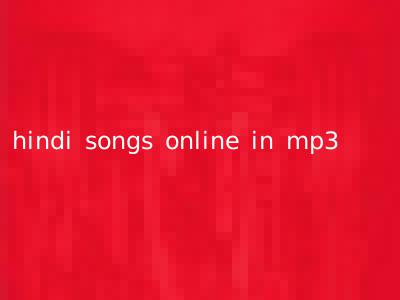 hindi songs online in mp3