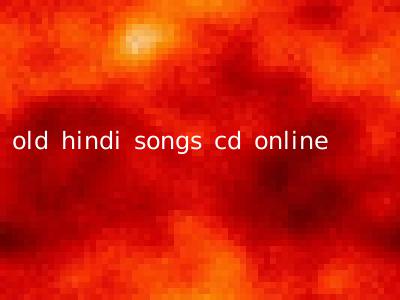 old hindi songs cd online